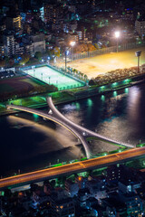 Canvas Print - Tokyo city skyline at night