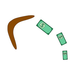 Poster - Cashback Boomerang Icon