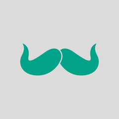 Wall Mural - Poirot Mustache Icon