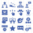 © Nana - 16 pack of flag rank  filled web icons set