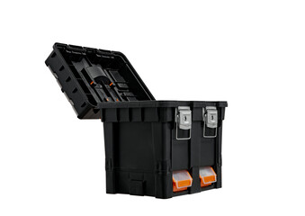 big black toolbox for carried construction tools