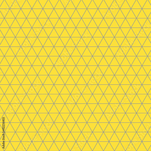 triangle-mesh-pattern-in-illuminating-yellow-and-ultimate-gray-triangle-design-in-2021-color-of-the-year