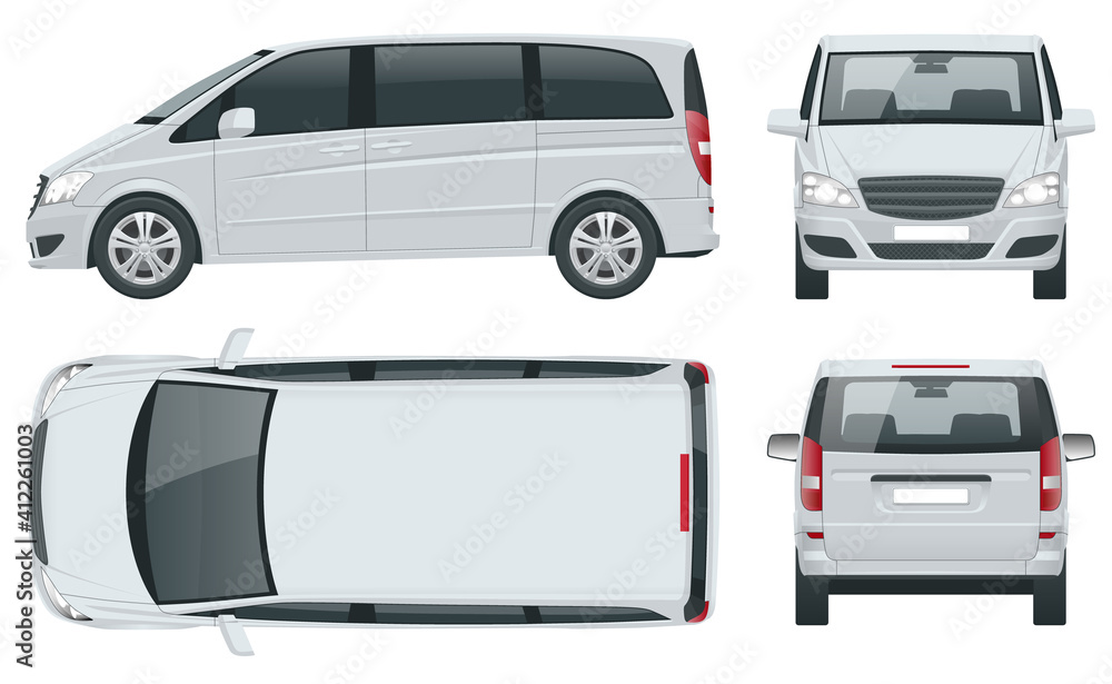 Electric Minivan with Premium Touches, Passenger Van or Minivan Car ...