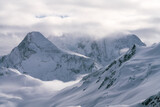 Fototapeta Góry - snowy mountain landscape