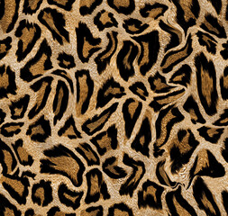 Seamless leopard pattern, leopard texture, animal print