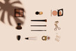 © Leandro Crespi Studio/Stocksy - Flat lay makeup items