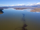 Fototapeta Morze - Aerial view of Koprinka Reservoir, Bulgaria