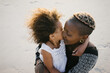 © Bruce and Rebecca Meissner/Stocksy - Mom and daughter at the beach