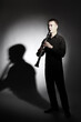 © Alenavlad - Clarinet player portrait classical musician playing