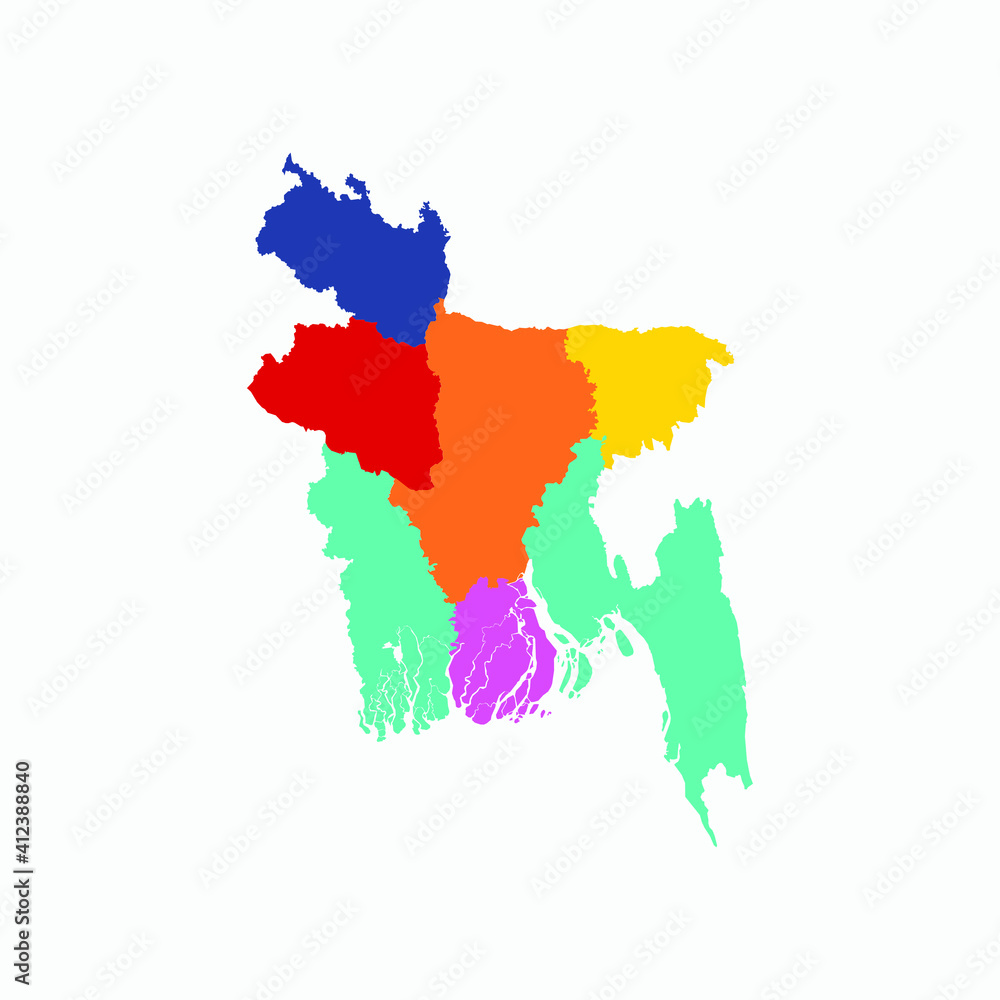 pop art of bangladesh map, editable eps 10 Stock Vector | Adobe Stock