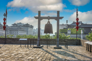 Poster - Ancient City Bell Xian China Wall 