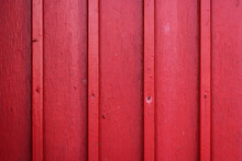 Red Wooden Background