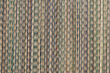 Mat pattern of wicker texture background.