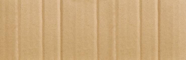 Sticker - Panorama Texture of the brown paper box.