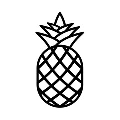 Wall Mural - pineapple icon