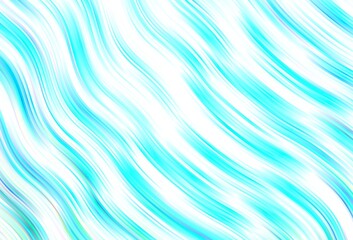 Wall Mural - light vector backdrop with curved lines.