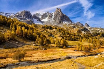 Canvas Print - la vallée de la clarée