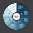© Mooam - Vector circle chart template infographic for precentation.
