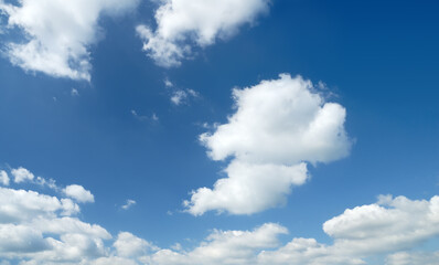 Wall Mural - blue sky and white clouds