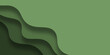 © gojalia - Green abstract paper carve background.Paper art style of nature concept design