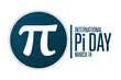 © bulgn - Happy National Pi Day. March 14. Holiday concept. Template for background, banner, card, poster with text inscription. Vector EPS10 illustration.