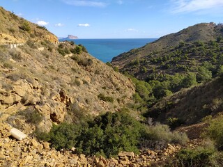 Wall Mural - Camino del Faro del Albir