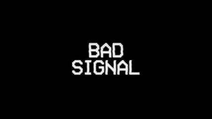 Aufkleber - Bad signal on the analog signal in the TV. image with VCS signal interference.Unique Design Abstract Digital Animation Pixel Noise Glitch Error Video Damage
