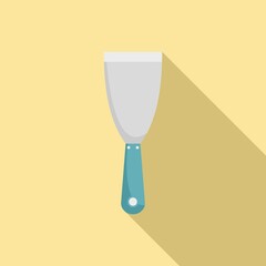 Wall Mural - Putty knife builder icon. Flat illustration of Putty knife builder vector icon for web design