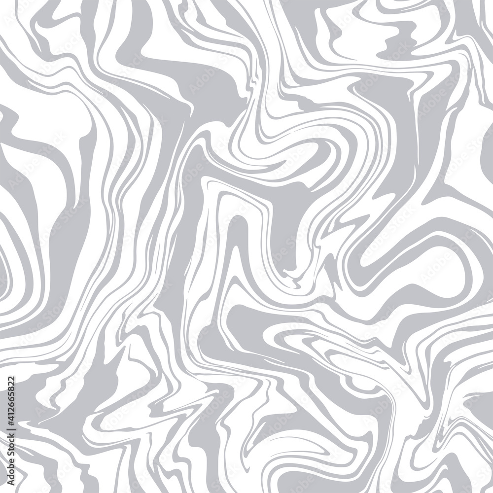 Vector seamless pattern. Abstract marble texture. Creative monochrome ...