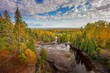 Spectacular view of Gooseberry Falls in Autumn