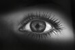 © Tunatura - Black and white photography of beautiful woman eye