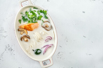 Sticker - Thai coconut salmon soup