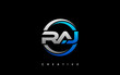 RAJ Letter Initial Logo Design Template Vector Illustration