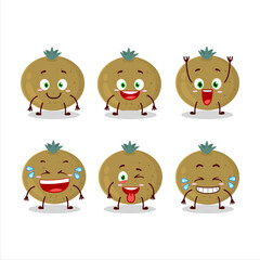 Wall Mural - Cartoon character of ceylon gooseberry with smile expression