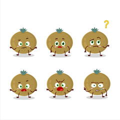 Sticker - Cartoon character of ceylon gooseberry with what expression