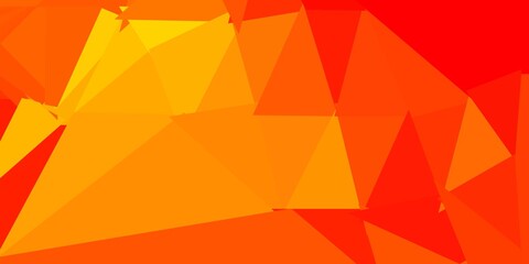 Light orange vector poly triangle texture.