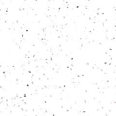 Poster - Terrazzo flooring textured surface modern abstract pattern. Vector seamless abstract repeat with chips of marble or granite in soft pastel  colors.