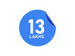 © Rubel - 13 Lakhs texts on the blue sticker