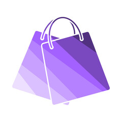 Sticker - Two Shopping Bags Icon