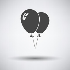 Canvas Print - Two Balloons Icon