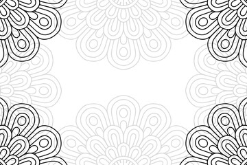 Ramadan kareem background with mandala ornament