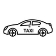 © Muhammad - Vector Taxi Outline Icon Design