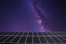 Solar Photovoltaic Panels And The Milky Way