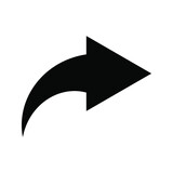 Fototapeta  - Forward icon. Arrow simple icon. Vector illustration