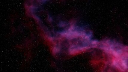 colorful space background with stars, nebula gas cloud in deep outer space, science fiction illustra
