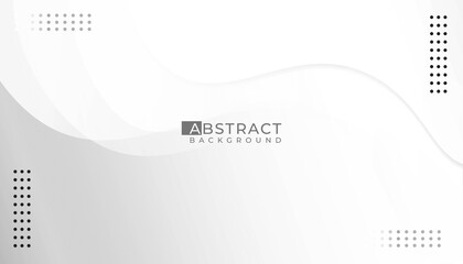 Wall Mural - Abstract wavy background with  grey white, realistic, shadow, smooth. vector illustration