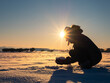© RODRIGO - CROWNED WOMAN IN A SNOW FIELD