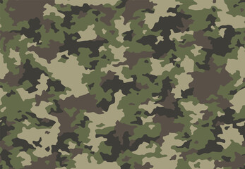 full seamless military camouflage skin pattern vector for decor and textile. army masking design for