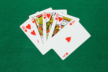 royal flush in poker