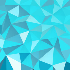 Poster - Blue triangle geometric pattern. Vector Design Background
